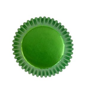 Standard Metallic Green Baking Cups | 30-pack