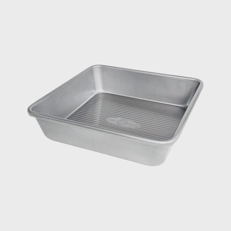 8-Inch Seamless Square Cake Pan