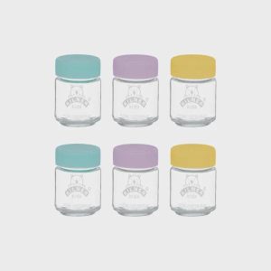 Baby Food Jars, Set of 6 (3.7oz)
