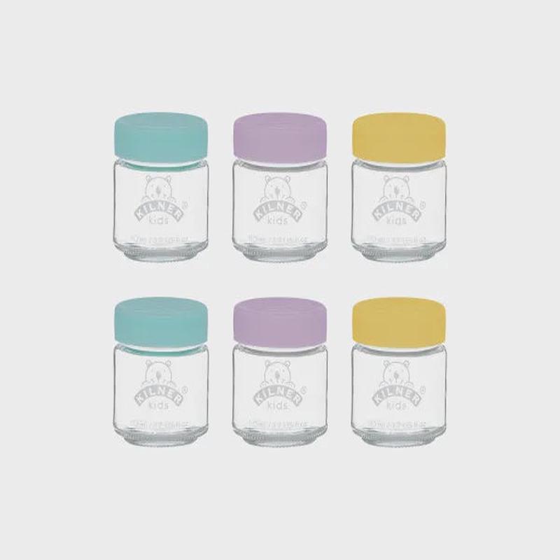 Baby Food Jars, Set of 6 (3.7oz)