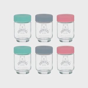 Baby Food Jars, Set of 6 (6.4oz)