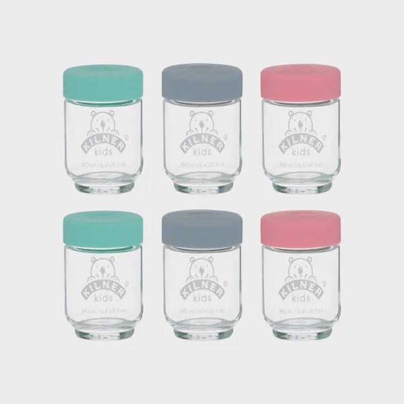 Baby Food Jars, Set of 6 (6.4oz)