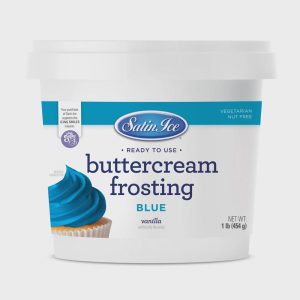 Blue Vanilla Buttercream Frosting | 1 lb Pail