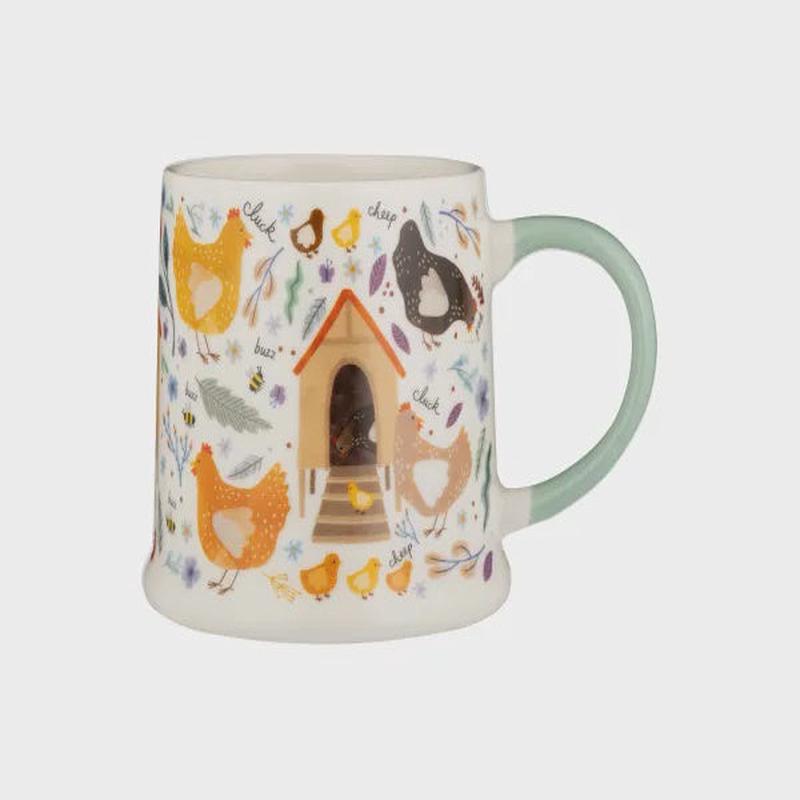 Chicken Coop Mug, 12.85oz