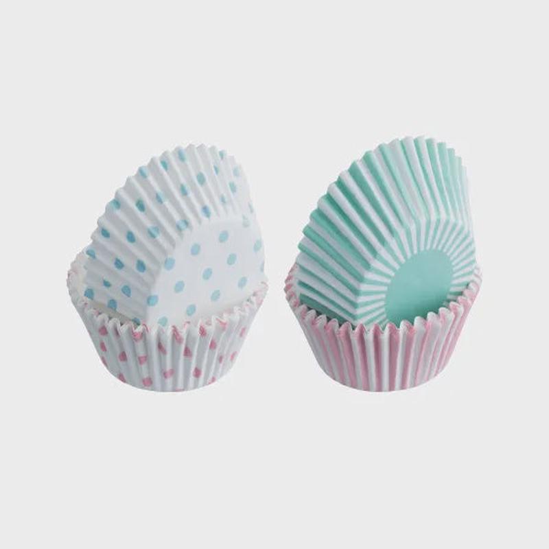 Mixed Pastel Cupcake Liners, Pack of 100