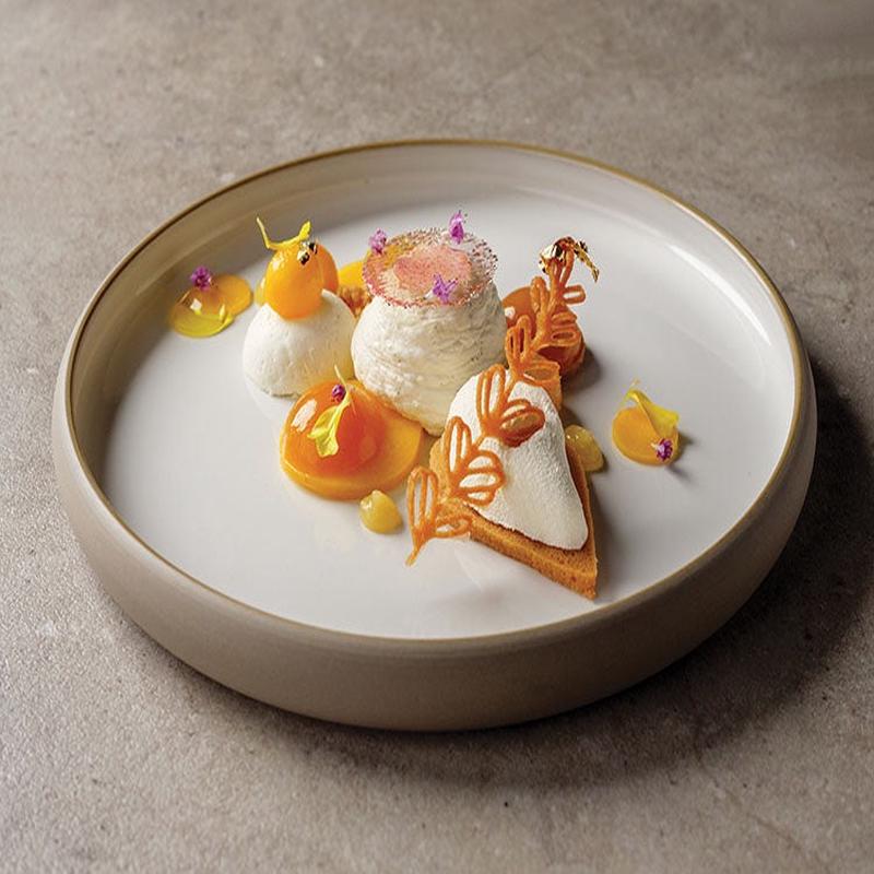 Natural Flat Dinner Plate, 10.5"