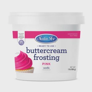 Pink Vanilla Buttercream Frosting | 1 lb Pail