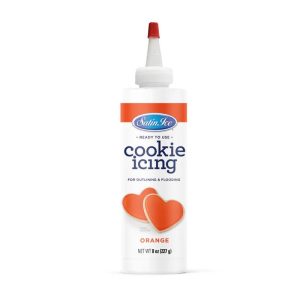 Satin Ice Orange Cookie Icing | 8oz Bottle
