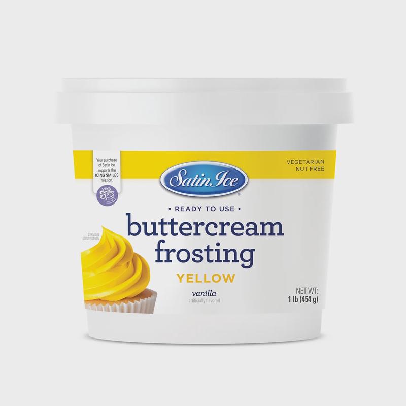 Yellow Vanilla Buttercream Frosting | 1 lb Pail
