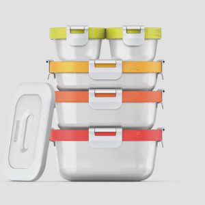 11 Piece Neat Stack Food Storage Container Set