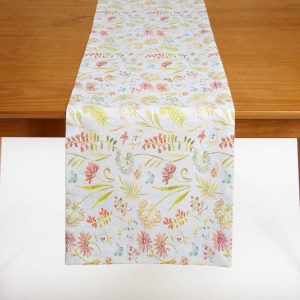 Blue Secret Garden Table Runner