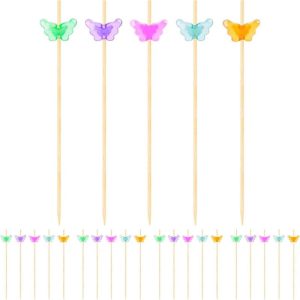 Butterfly Party Picks, Pack of 20