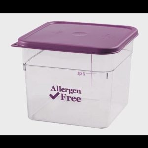 Cambro 5.7L Allergen Square Storage Container