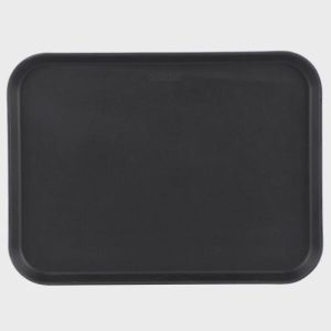 Camtread 15" x 20" Black Satin Non-Skid Serving Tray