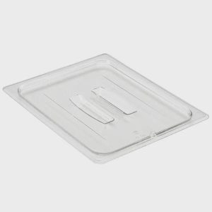 Camwear 1/2 Size Clear Polycarbonate Handled Lid