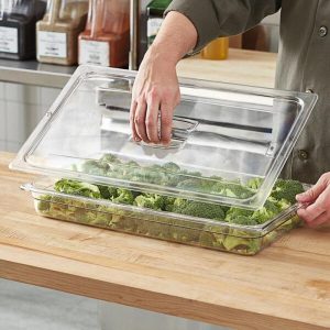 Camwear Full Size Clear Polycarbonate Handled Lid