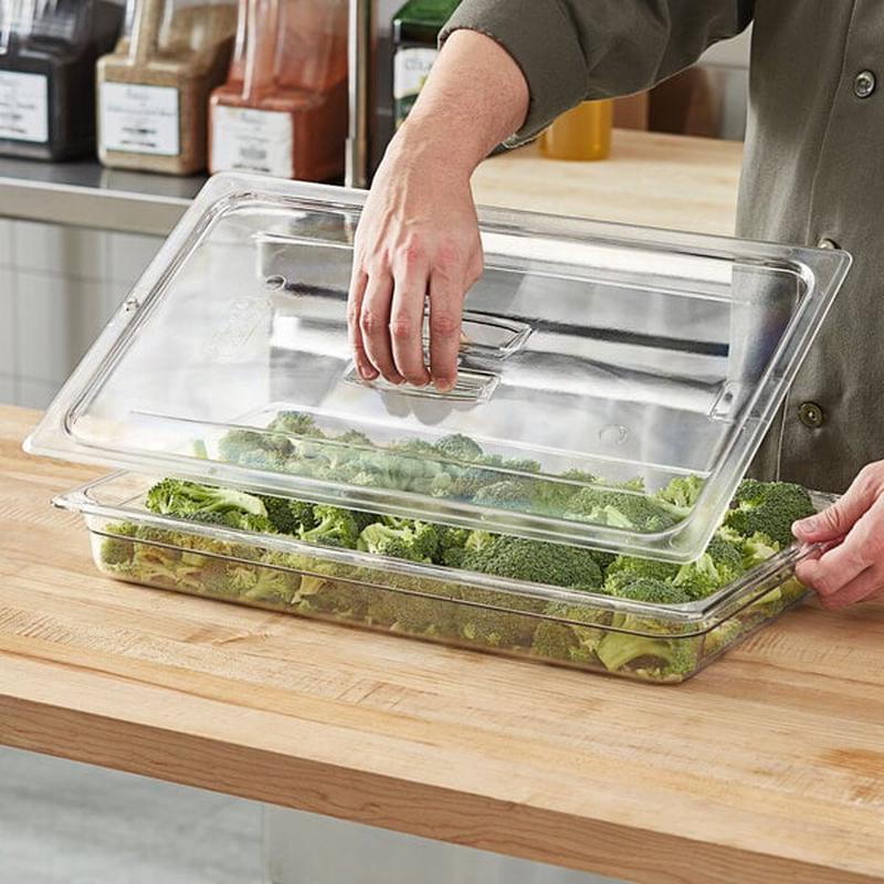 Camwear Full Size Clear Polycarbonate Handled Lid