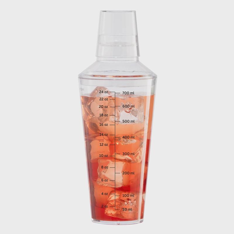 Cocktail Shaker, 24oz Clear