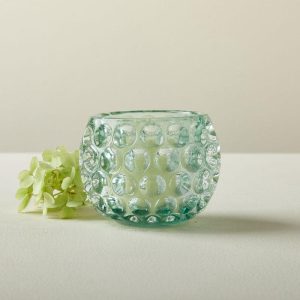 Dimpled Votive, Green