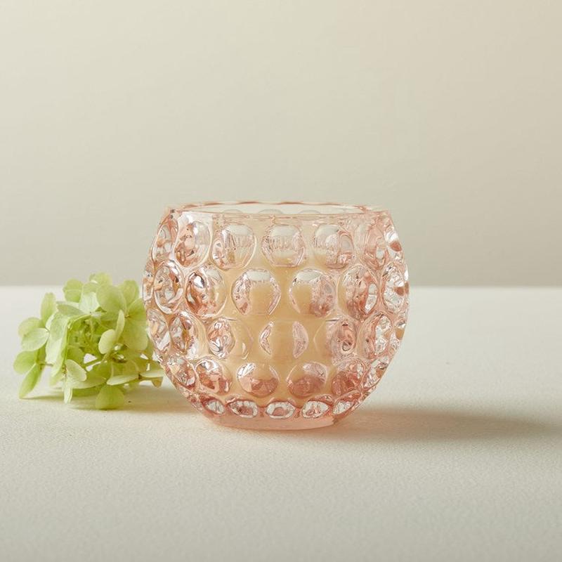 Dimpled Votive, Pink