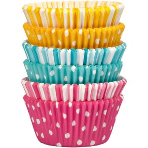 Dots and Stripes Cupcake Liners, 150-Count