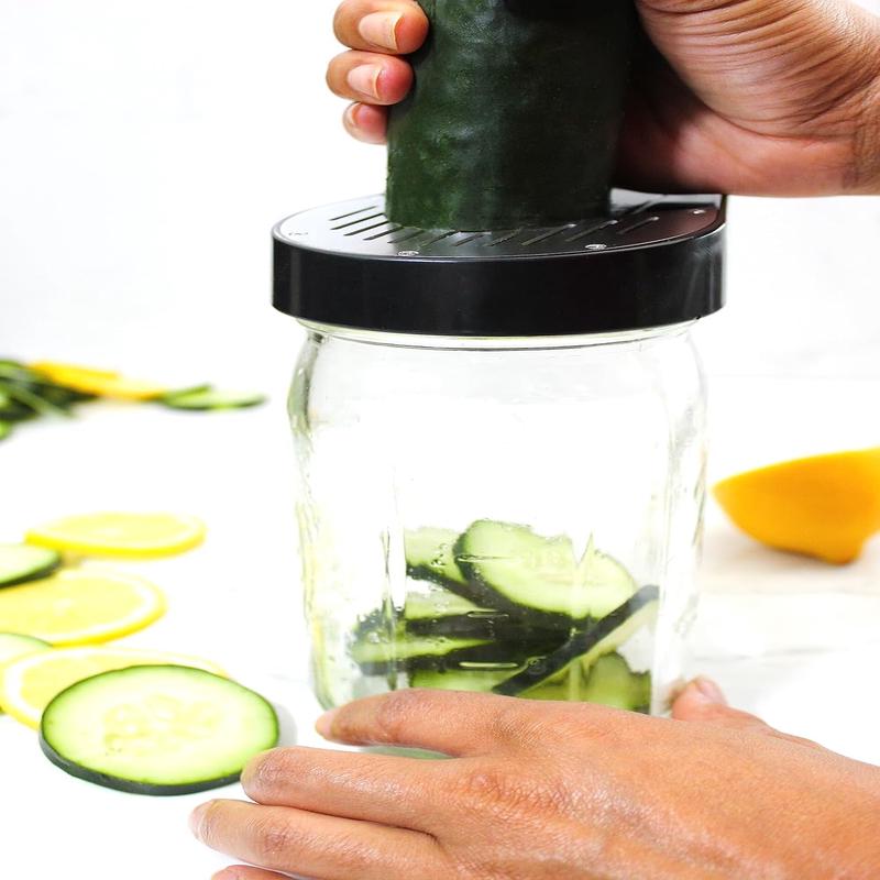 Jar Topped Vegetable Slicer