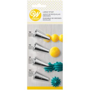 Large Decorating Tip Set, 4-Piece