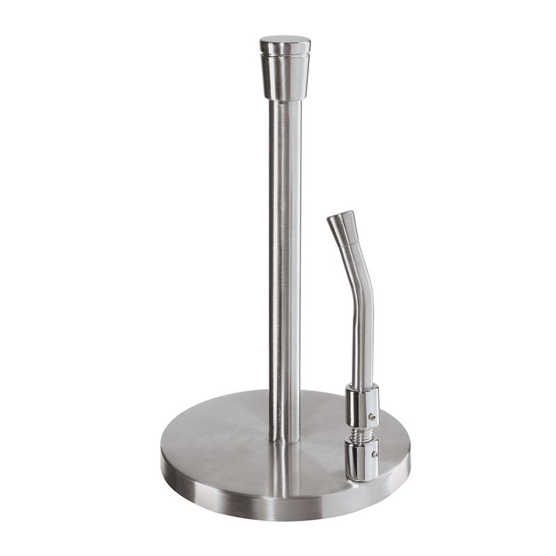 Stainless Steel Paper Towel Holder with Tension Arm