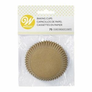 Standard Kraft Baking Cups, Pack of 75