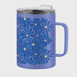 Thermomug Insulated Tumbler, 14oz | Blue Floral