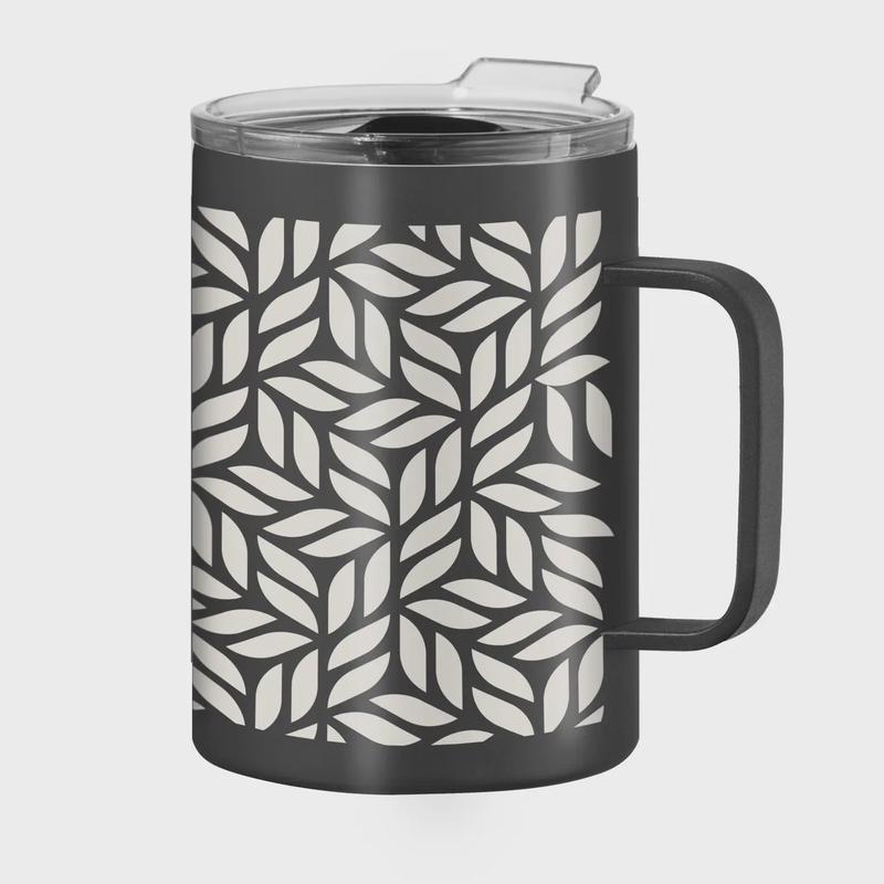Thermomug Insulated Tumbler, 14oz | Geo Leaf