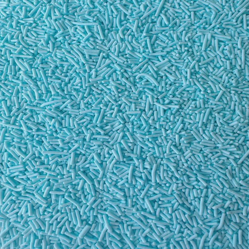 Turquoise Jimmies (Bulk Size, 1.6 Lbs)