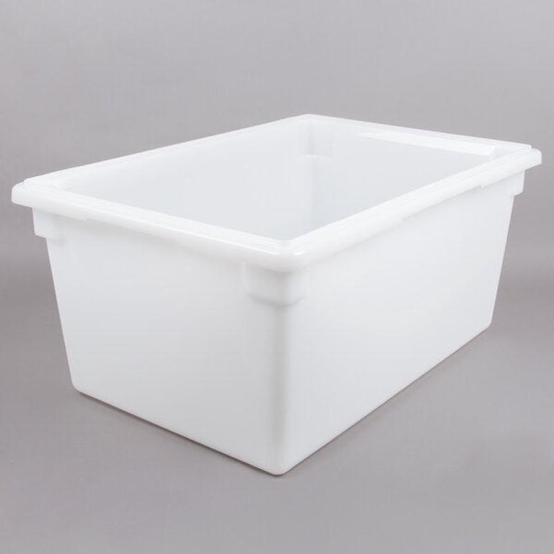 White Poly Food Storage Box | 26" x 18" x 12"