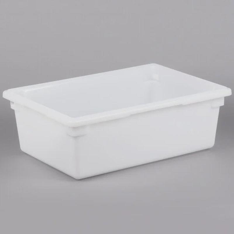 White Poly Food Storage Box | 26" x 18" x 9"