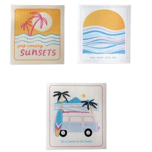 Beach Life Swedish Dishcloths