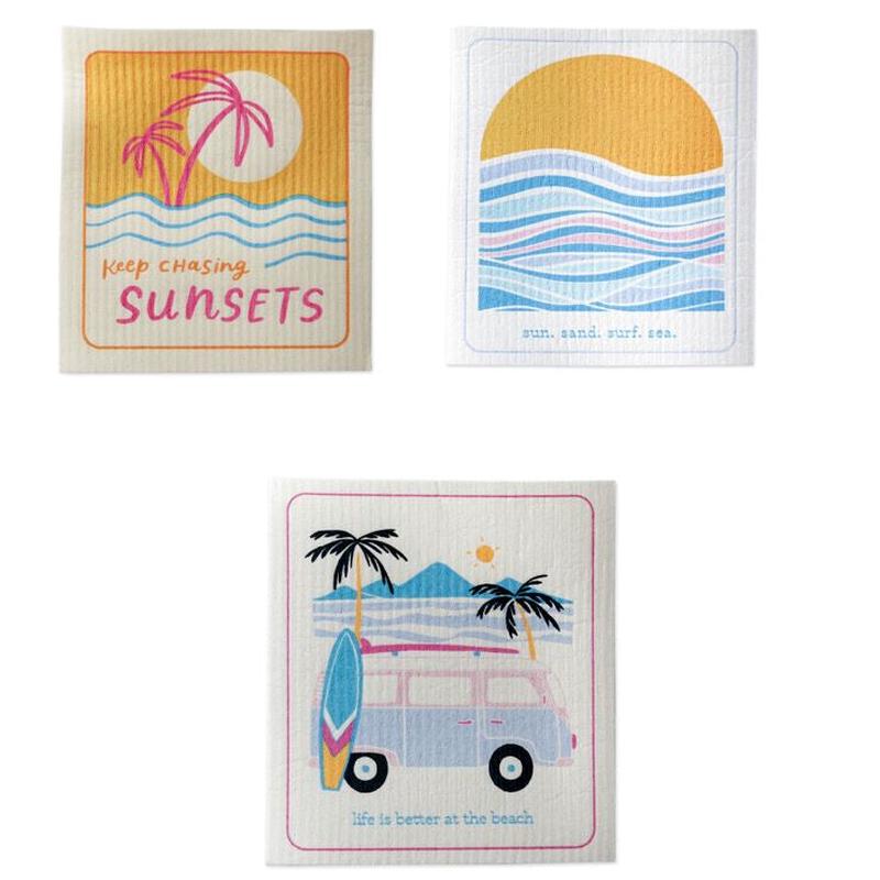 Beach Life Swedish Dishcloths