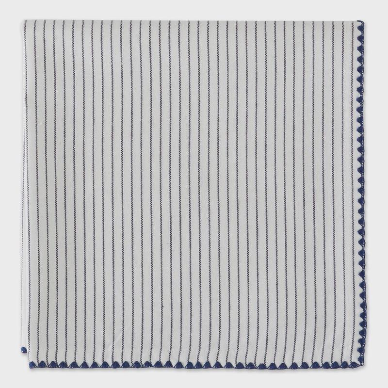 Chef Micro Stripe Embellished Napkin