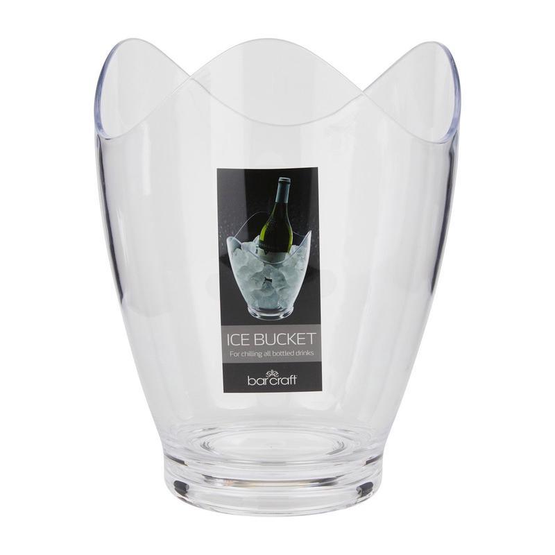 Clear Acrylic Drinks Pail/Wine Bucket