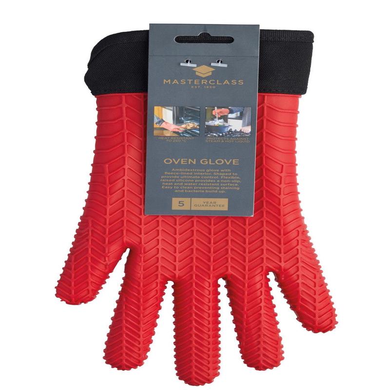 Fleece Lined Silicone Oven Glove