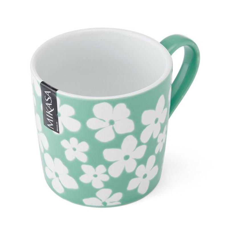 Green Flower Mug, 360ML