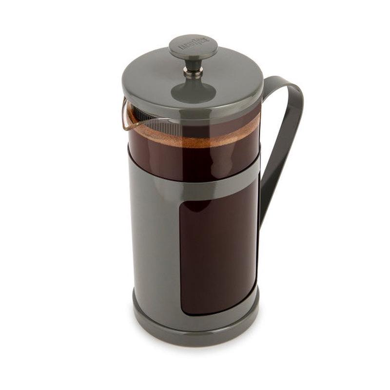 Monaco Cafetiere Coffee Press, 8-Cup, Cool Grey