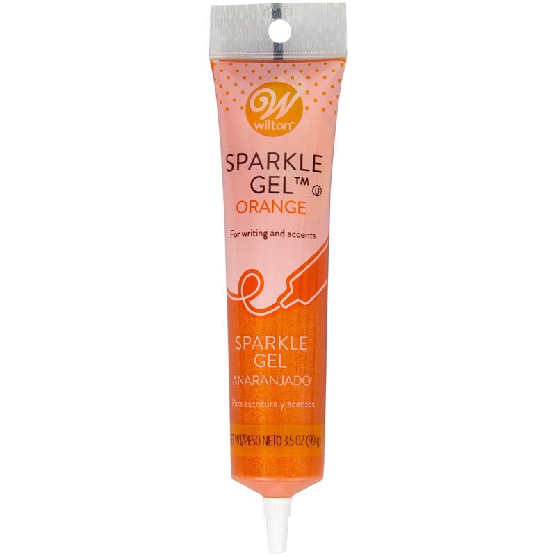 Orange Sparkle Gel