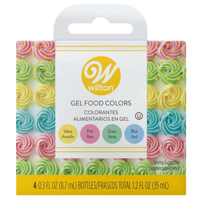 Pastel Gel Food Color Set | 4 Count