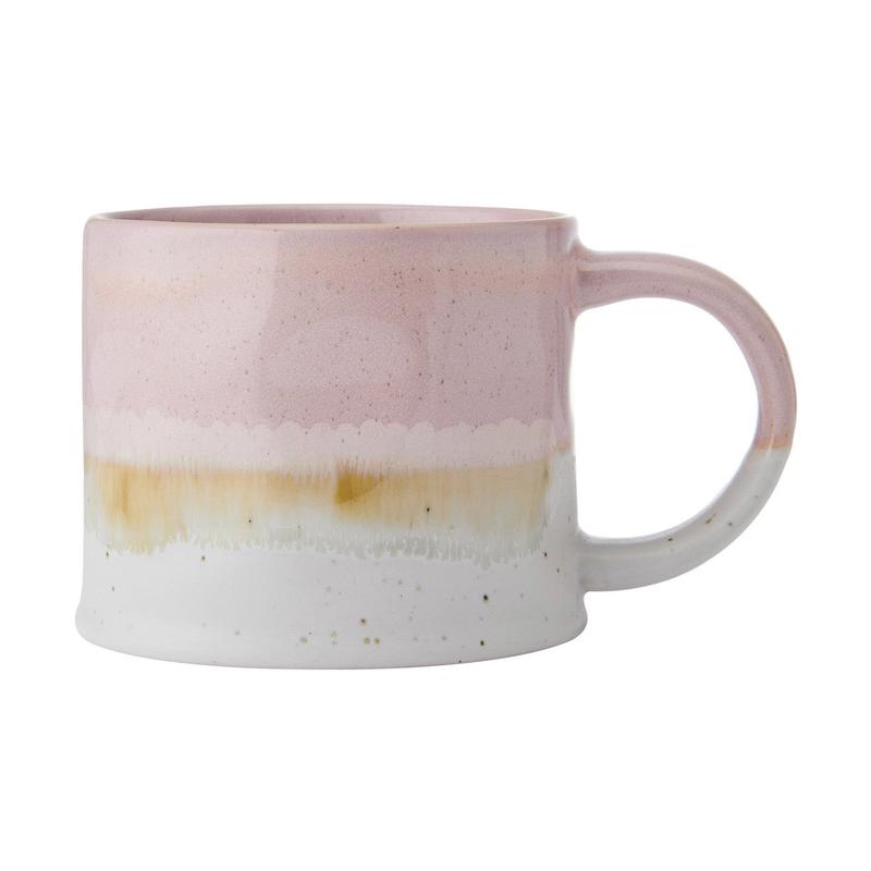 Pink Reactive Glaze Mug, 450ML