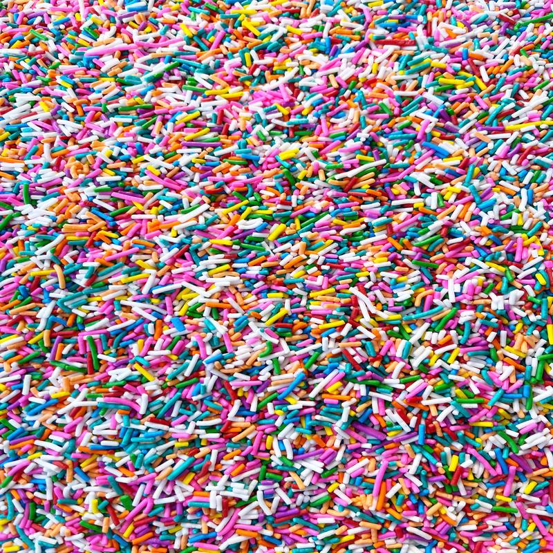 Rainbow Crunchy Sprinkles 4oz