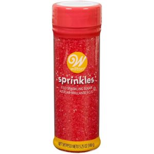 Red Sparkling Sugar, 5.25oz
