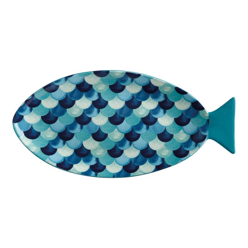 Reef Fish Shaped Platter, 40cm