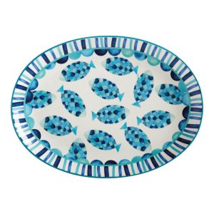 Reef Oval Fish Platter, 40cm