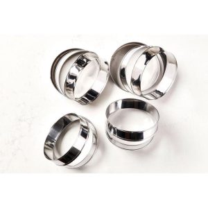 Round English Muffin Rings, Set of 12