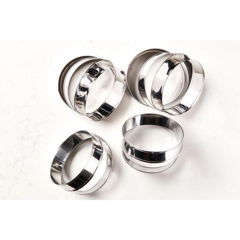 Round English Muffin Rings, Set of 12